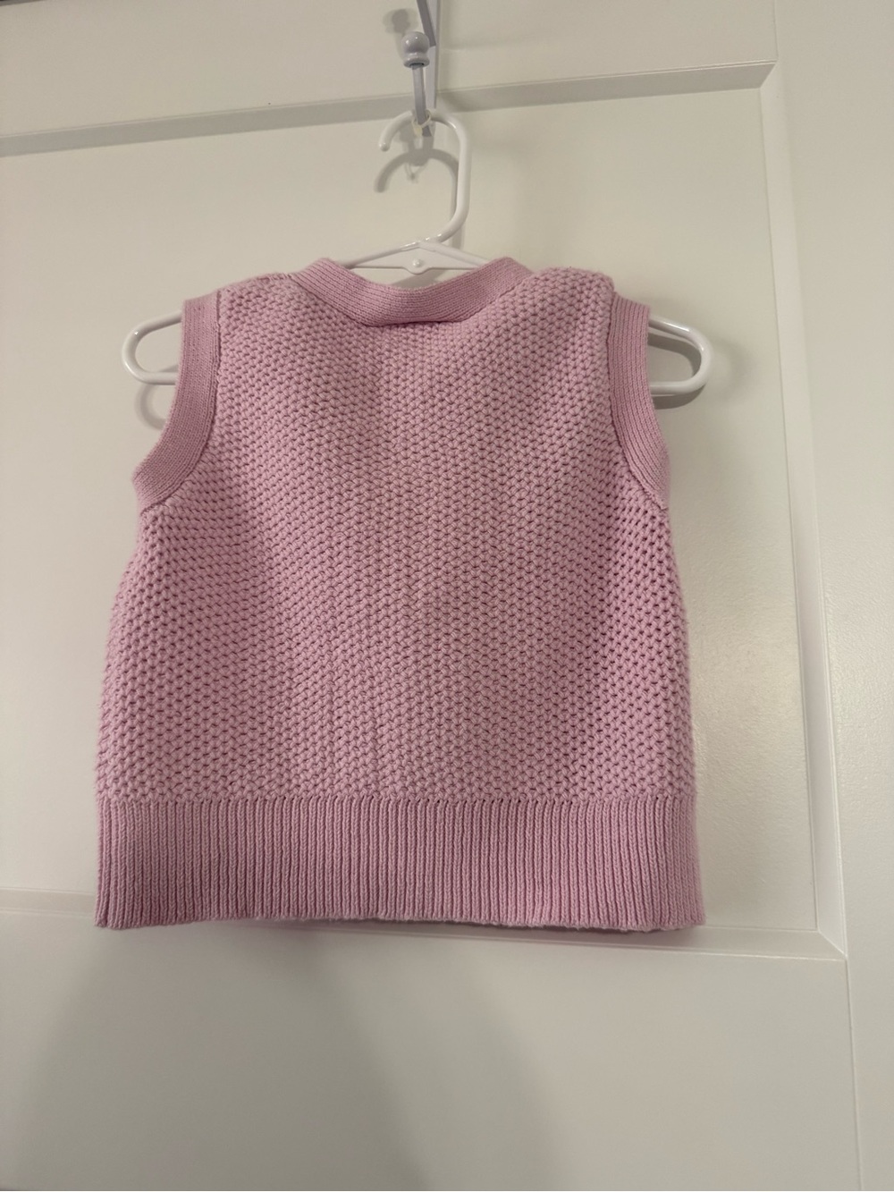 Rare Editions Lilac Knit Button-Front Decoration Sweater Vest - Picture 2 of 6